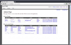 admin Admin Page