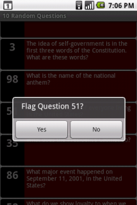 flag_question Flag a Question